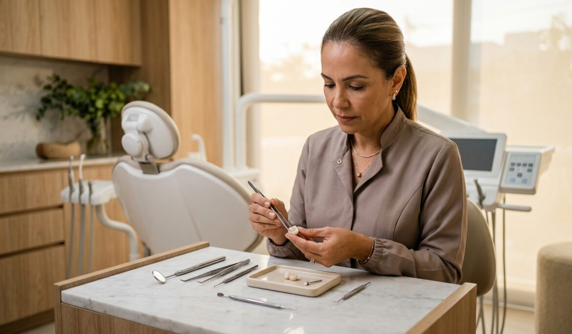 pasos clínicos y preparación para coronas de porcelana