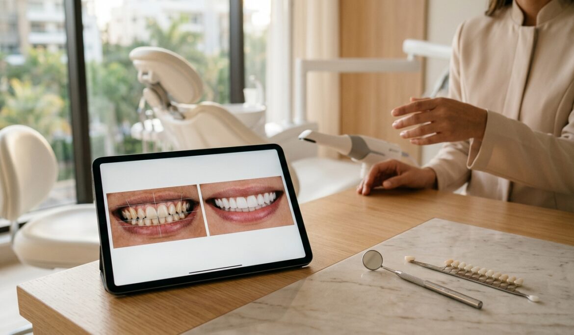 análisis fotográfico de sonrisa vs blanqueamiento dental: diferencias clave