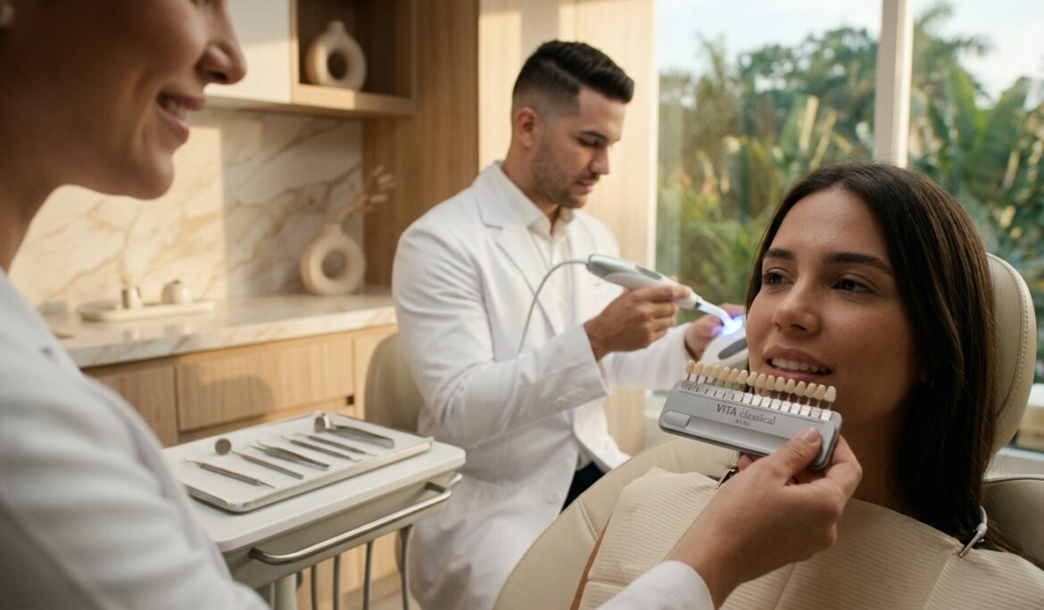 selección de color dental vs blanqueamiento dental: diferencias clave